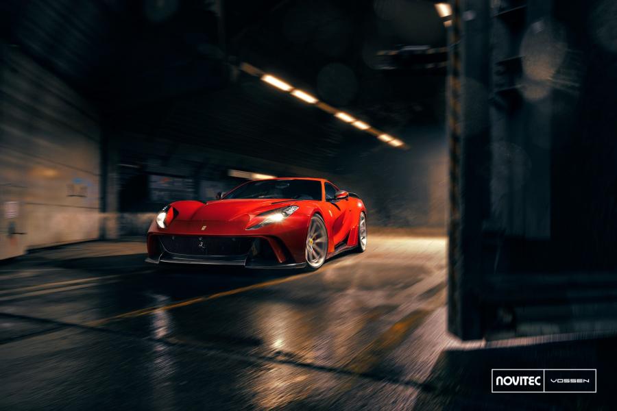  Ferrari 812 Superfast by Novitec Rosso on Vossen Wheels (NF9) 2019 года  (фото 1 из 13)